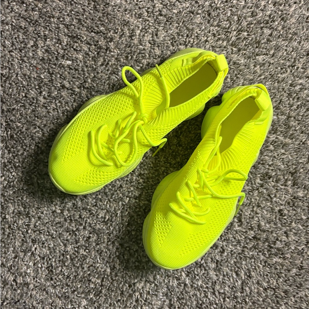 Neon Yellow Women's Sneakers